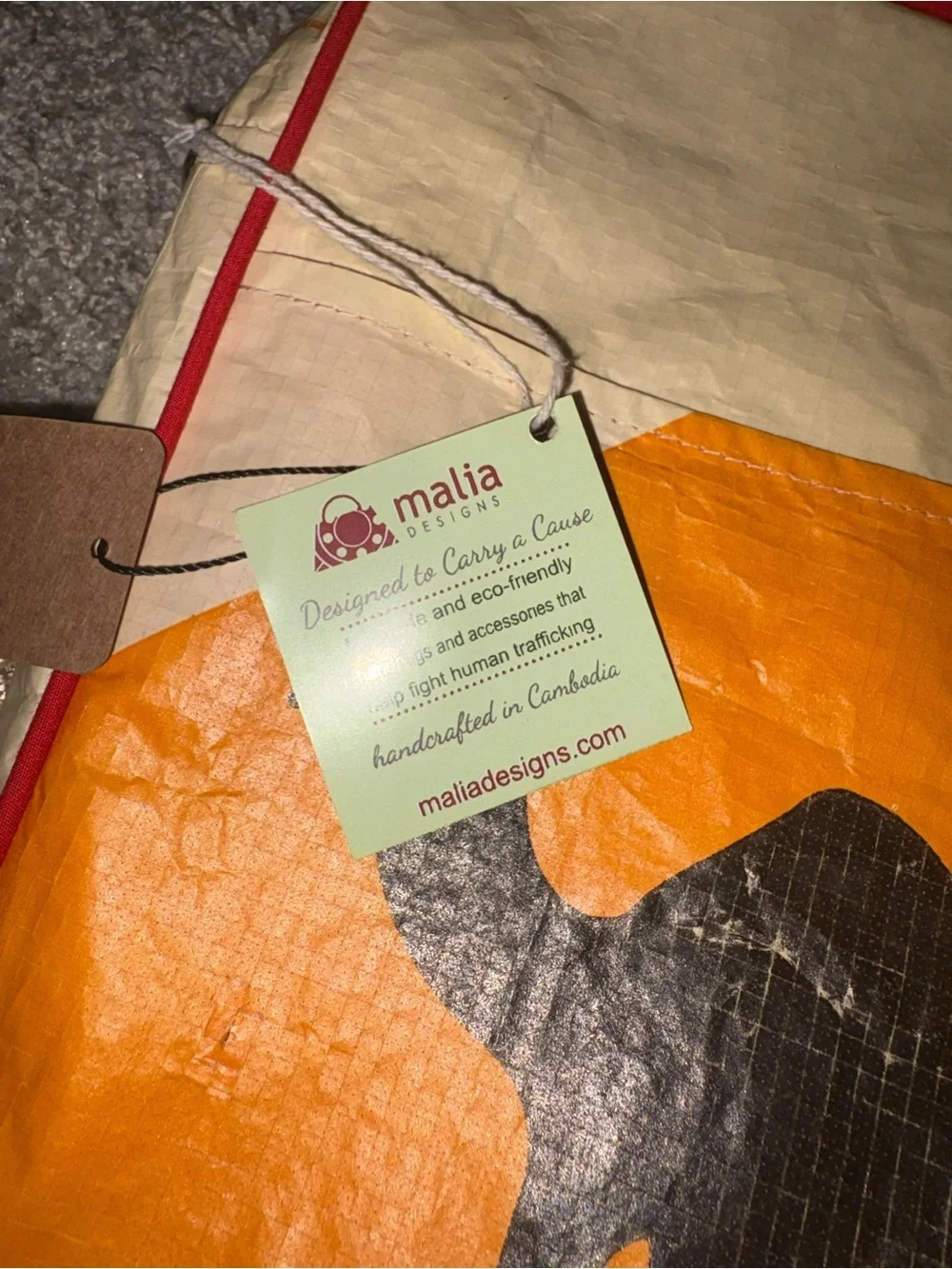 Malia Designs Upcycled Cement Bag Crossbody – NWT Boutique - Picture 10 of 10